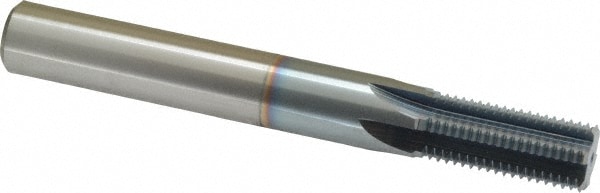 Scientific Cutting Tools TM480-18N Straight Flute Thread Mill: 5/8-18, External & Internal, 6 Flutes, 1/2" Shank Dia, Powdered Metal Image