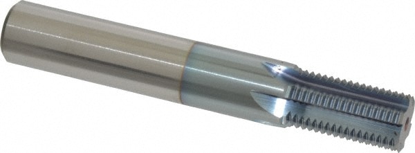 Scientific Cutting Tools TM600-16N Straight Flute Thread Mill: 3/4-16, External & Internal, 6 Flutes, 5/8" Shank Dia, Powdered Metal Image