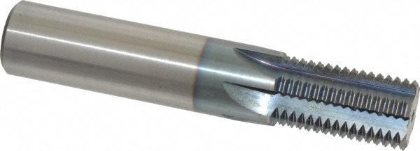 Scientific Cutting Tools TM735-12N Straight Flute Thread Mill: 1-12, External & Internal, 6 Flutes, 3/4" Shank Dia, Powdered Metal Image