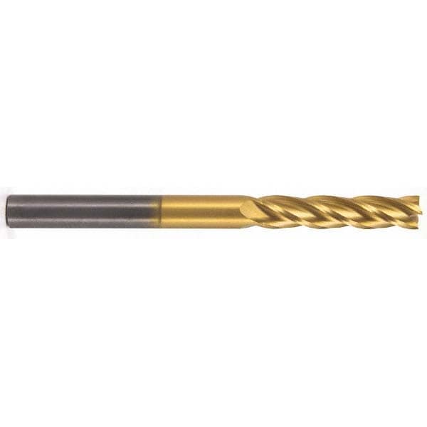 Hertel 750646 Square End Mill: 7/16 Dia, 2 LOC, 7/16 Shank Dia, 4 OAL, 4 Flutes, Solid Carbide Image