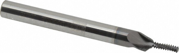 Scientific Cutting Tools TM110-32HA Helical Flute Thread Mill: #8-32, Internal, 3 Flute, 1/4" Shank Dia, Solid Carbide Image