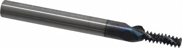 Scientific Cutting Tools TM170-20HA Helical Flute Thread Mill: 1/4-20, Internal & External, 3 Flute, 1/4" Shank Dia, Solid Carbide Image