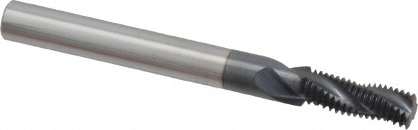 Scientific Cutting Tools TM235-28HA Helical Flute Thread Mill: 5/16-28, Internal & External, 3 Flute, 1/4" Shank Dia, Solid Carbide Image