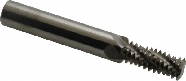 Scientific Cutting Tools TM 450-11H Helical Flute Thread Mill: 5/8-11, Internal & External, 4 Flute, 1/2" Shank Dia, Solid Carbide Image