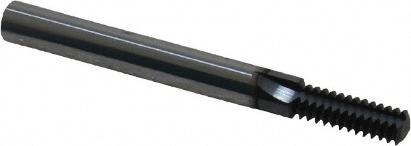 Scientific Cutting Tools TM8-1.25MMA Straight Flute Thread Mill: Internal, 3 Flutes, 1/4" Shank Dia, Solid Carbide Image