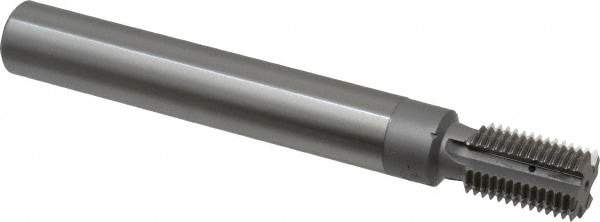 Scientific Cutting Tools TM 24-2MM Straight Flute Thread Mill: Internal, 4 Flutes, 3/4" Shank Dia, Carbide Tipped Image