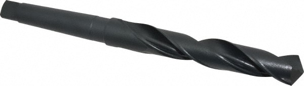 Taper Shank Drill Bit: 1.0625" Dia, 3MT, 118 °, High Speed Steel