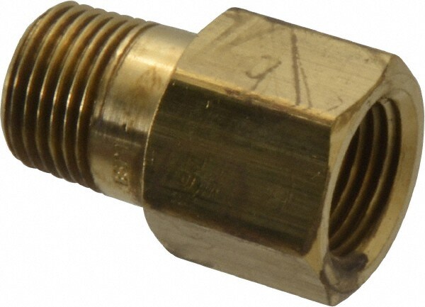 Parker Brass Pipe Fitting Branch Tee 1//4 NPT Female x 1//4 NPT Female x 1//4 NPT Male