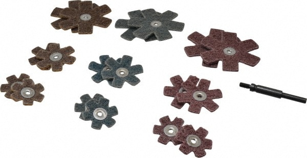 19 Piece Aluminum Oxide Sanding Star Kit