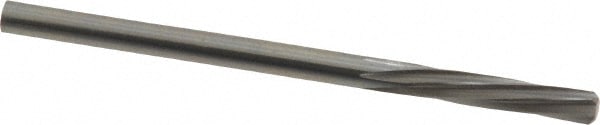 Magafor 88860003170 Chucking Reamer: 0.1248" Dia, 2-1/4" OAL, 19/32" Flute Length, Straight Shank, Solid Carbide 