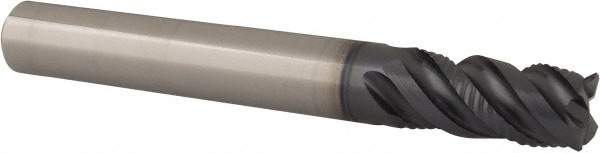 Iscar 5622109 Corner Chamfer End Mill: 0.375" Dia, 0.75" LOC, 4 Flute, 0.012" Chamfer Width, Solid Carbide Image