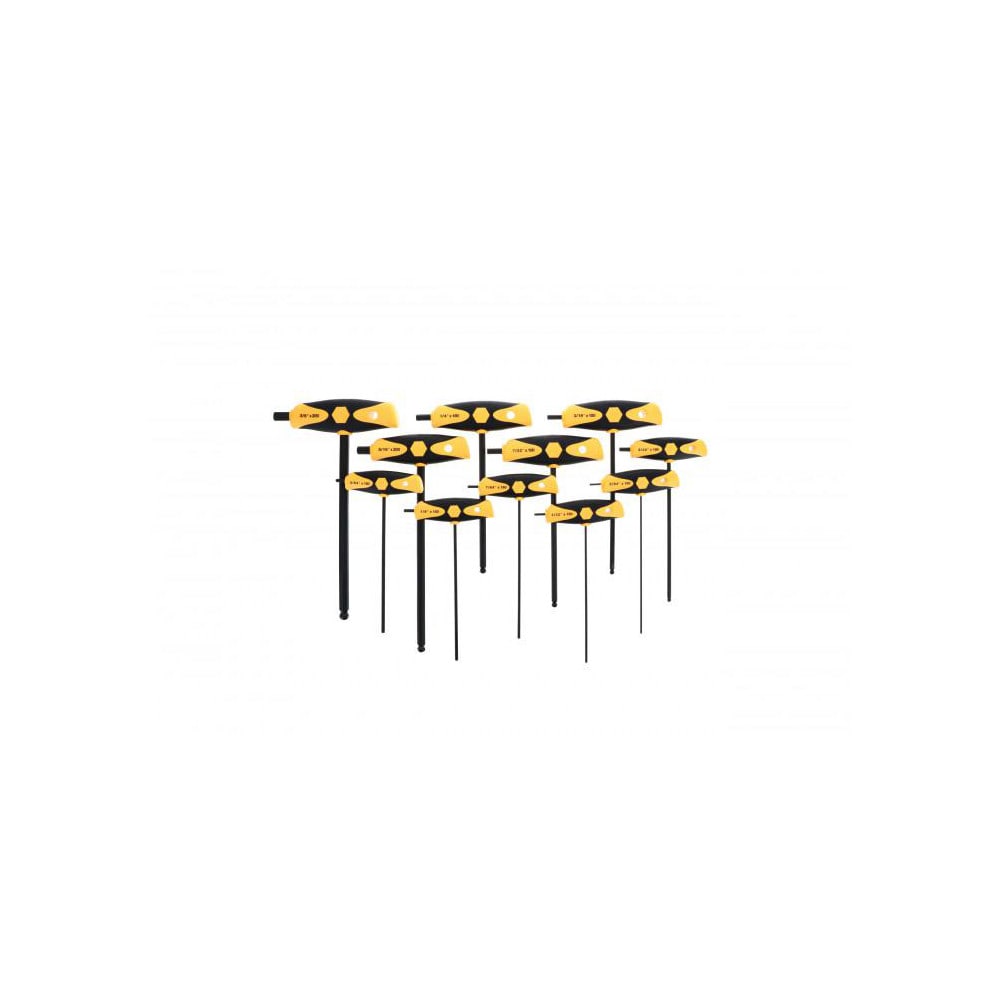 Wiha 33494 11 Piece T-Handle Combo Hex Key Set Image