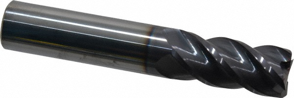 Accupro 12182654 Square End Mill: 0.7087 Dia, 1.4961 LOC, 4 Flutes, Solid Carbide Image