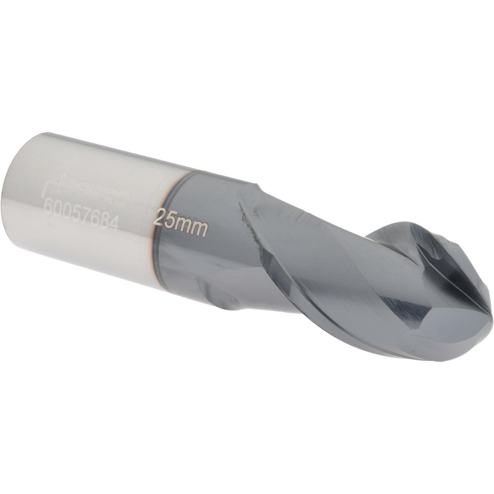 Ball End Mill: 0.984" Dia, 1.4961" LOC, 2 Flute, Solid Carbide