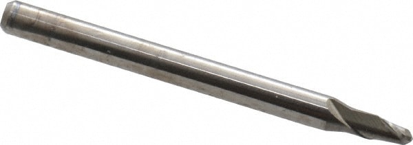 Ball End Mill: 0.09" Dia, 0.135" LOC, 2 Flute, Solid Carbide