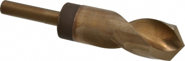 Chicago-Latrobe 53480 Reduced Shank Drill Bit: 1-1/4 Dia, 1/2 Shank Dia, 118 0, Cobalt 