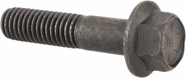 Value Collection 822844MSC Smooth Flange Bolt: 7/16-14 UNC, 2" Length Under Head, Partially Threaded Image