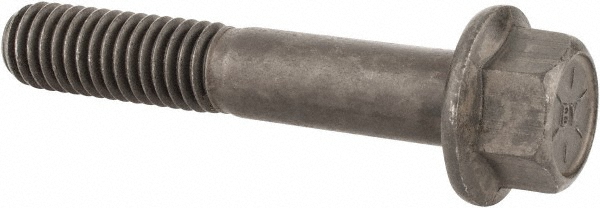 Value Collection 822654MSC Smooth Flange Bolt: 7/16-14 UNC, 2-1/2" Length Under Head, Partially Threaded Image