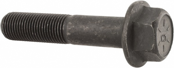Value Collection 821086 Smooth Flange Bolt: 1/2-20 UNF, 2-1/2" Length Under Head, Partially Threaded Image