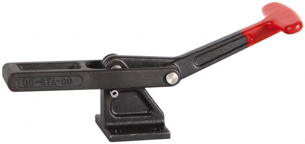 De-Sta-Co 3011 Pull-Action Latch Clamp: Horizontal, 2,000 lb, U-Hook, Flanged Base 