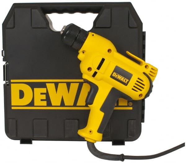 Dewalt DWD115K Electric Drill: 3/8" Keyless Chuck, Pistol Grip, 2,500 RPM 