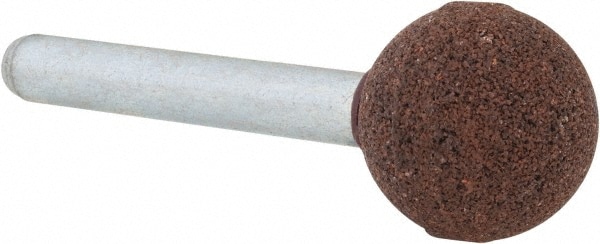 Mounted Point: 3/4" Thick, 1/4" Shank Dia, A40, 60 Grit, Medium