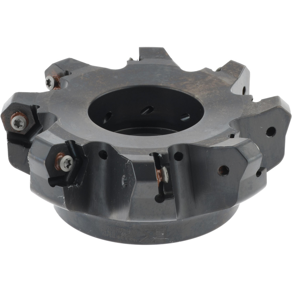 Kennametal 3326926 4" Cut Diam, 1-1/4" Arbor Hole, 4.51mm Max Depth of Cut, 45&deg; Indexable Chamfer & Angle Face Mill Image