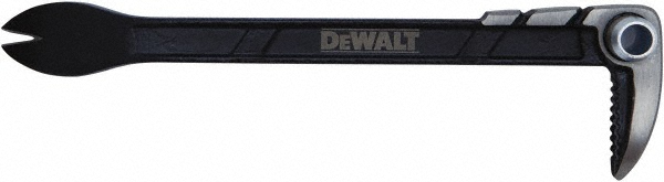 DeWALT 10" OAL Double End Claw Bar - 1/2" Tip, Steel | Part #DWHT55524