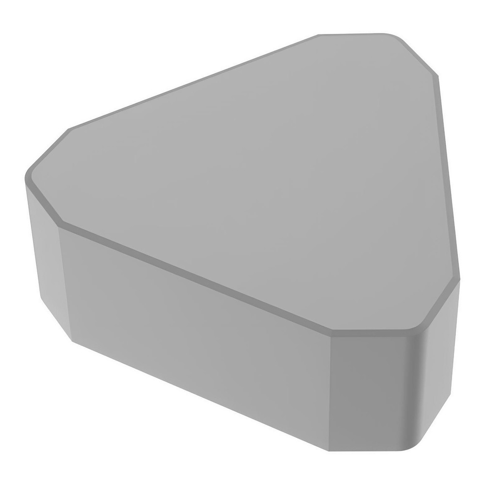 Milling Insert: ANSI TNGN1604PNS, ISO TNGN1604PNS, CBN200, PCBN - Bright/Uncoated Finish, 0.1874" Thick, 0.6495" Wide