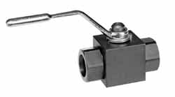 Parker BVHP08SSS1N Standard Manual Ball Valve: 1/2" Pipe 