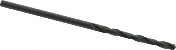 Mechanics Drill Bit: 5/64" Dia, 1180, High Speed Steel, Straight-Cylindrical Shank, Standard Point