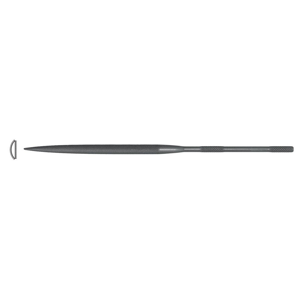 Grobet Swiss Pattern Round File - 4 Inch Double Cut File For Precision Work
