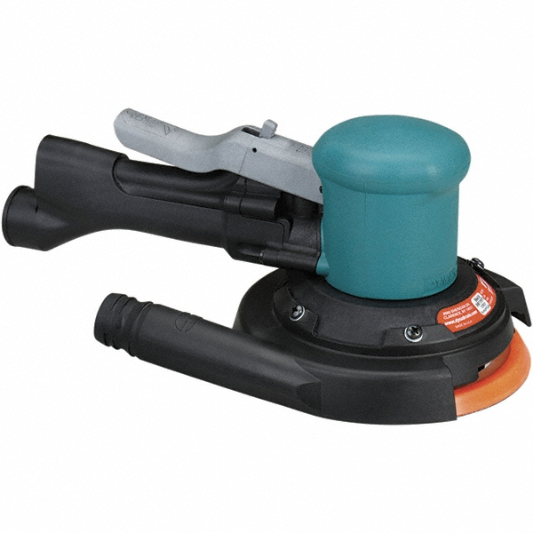 Air Orbital Sander: Round, 6" Pad, 12,000 OPM - 1/4" Inlet, 23 CFM, 90 psig