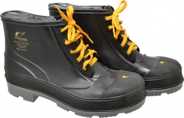 Work Boot: Size 11, 6" High, Polyurethane, Steel Toe