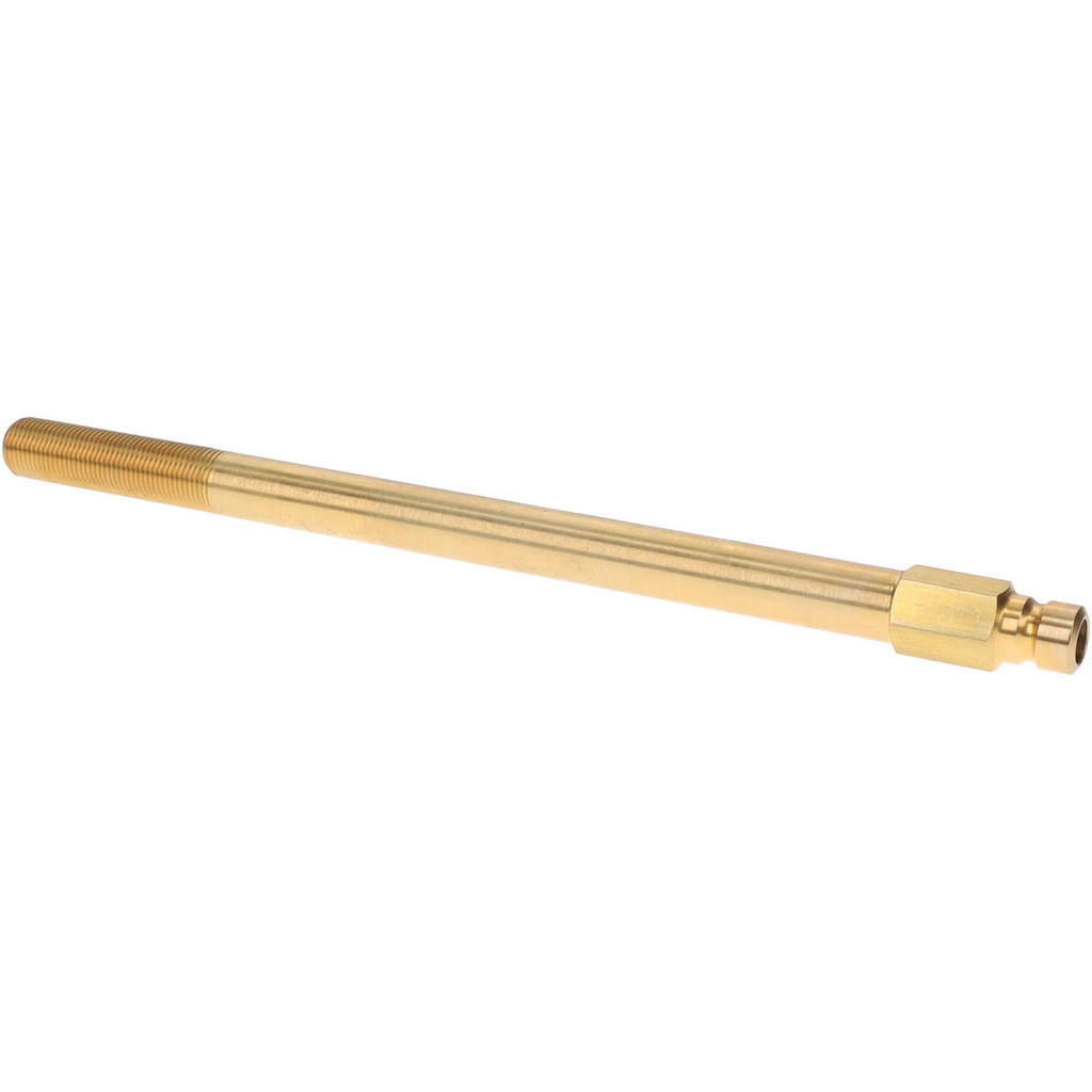 Parker Hydraulic Hose Male Pipe Thread Extended Nipple: 1/8" Thread, 200 psi - Brass, NPTF | Part #PN251-70