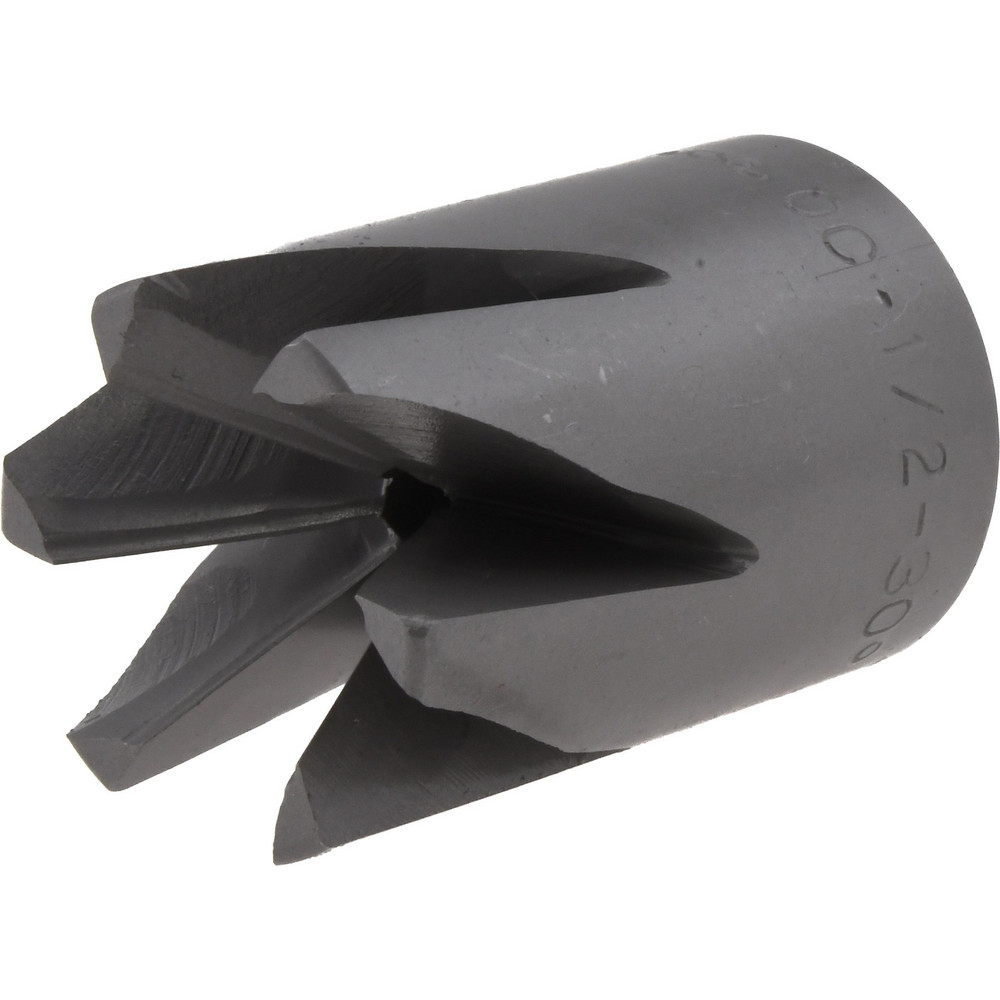 30° Outside Edge Finish Angle, 30° Included Angle, 3/8-24 Hole Thread, Chamfer Edge, High Speed Steel, Outer Tube Edge Finishing Cutter