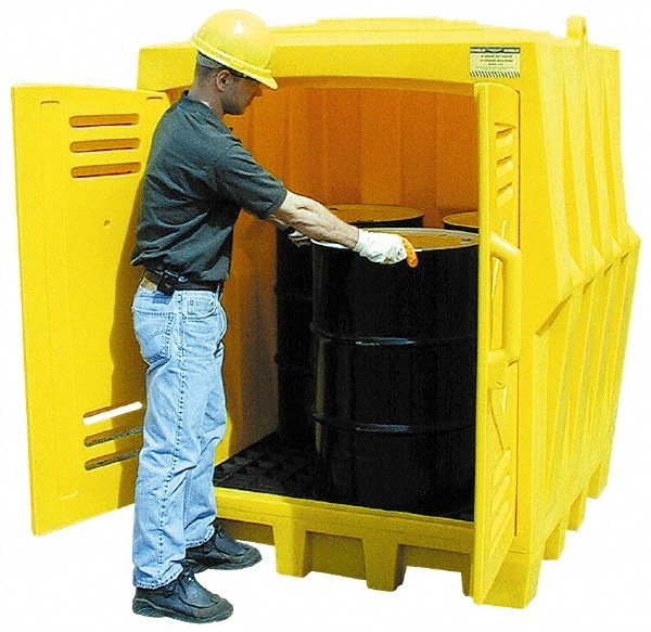 Eagle 1649 4 Drum, 66 Gal Sump Capacity, Storage Hut Image