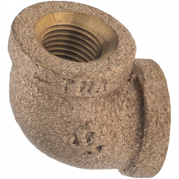 Merit Brass - Brass Pipe 90 ° Elbow: 1/8″ Fitting, Threaded, FBSPT x FBSPT,  Class 125 - 60285004 - MSC Industrial Supply