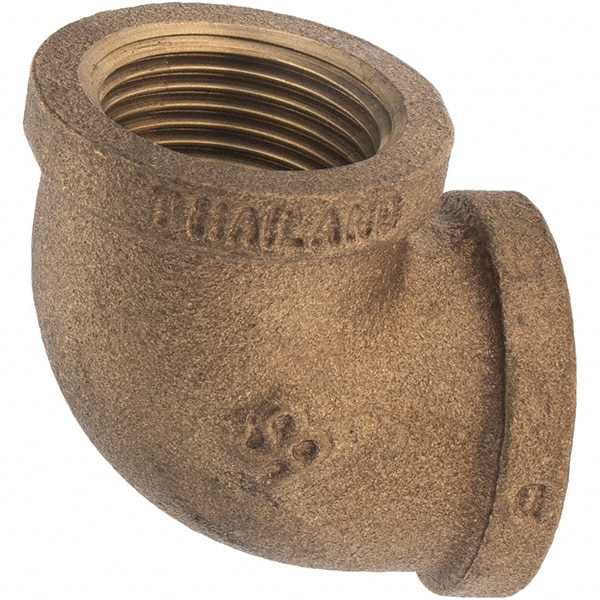 Brass Pipe 90 ° Elbow: 3/4" Fitting, Threaded, FBSPT x FBSPT, Class 125