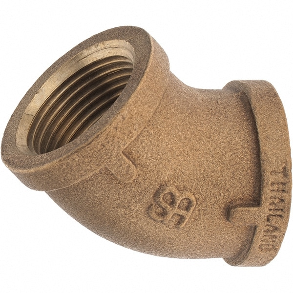 Merit Brass XB102-16 Brass Pipe Fitting: 1" Fitting, FBSPT x FBSPT, Class 125 Image