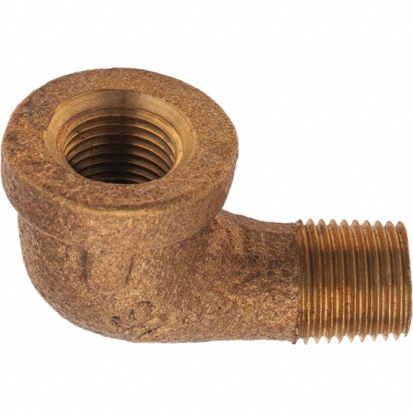 Brass Pipe 90 ° Street Elbow: 1/8" Fitting, Threaded, FBSPT x MBSPT, Class 125