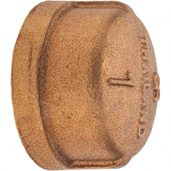 Brass Pipe End Cap: 1" Fitting, Threaded, FBSPT, Class 125
