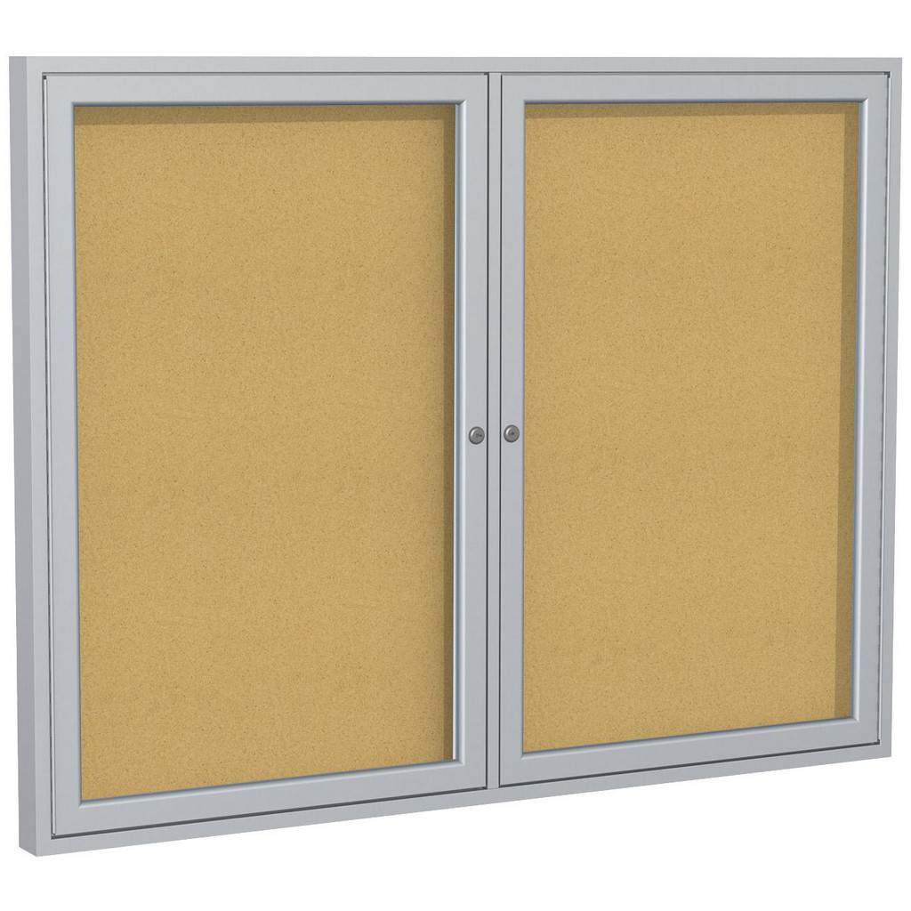 Ghent Cork Bulletin Boards: Bulletin Board Type: Enclosed Cork Bulletin Board; Board Color: Natural; Board Material: Cork | Part #PA24860K
