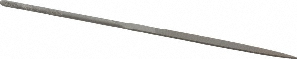 Nicholson 5-1/2" Needle Precision Swiss Pattern Flat File - 2 Cut, 2-1/2" LOC, w/ Tang | Part #37479
