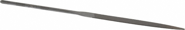 Nicholson 6-1/4" Needle Precision Swiss Pattern Flat File - 0 Cut, 3" LOC, w/ Tang | Part #37835