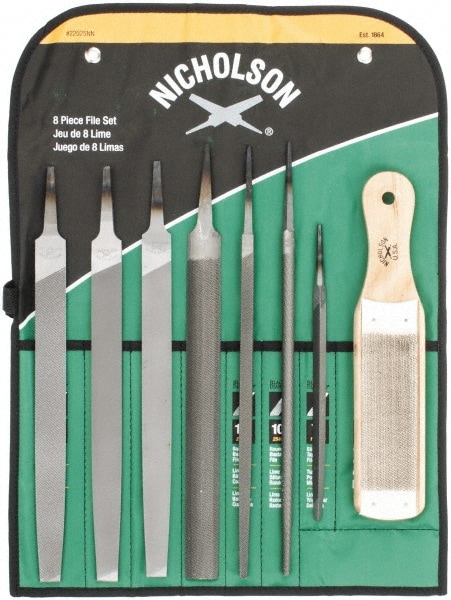 Nicholson File Set 12 Piece Set. Swiss Pattern Needle Type 2 Cut 6 Sets