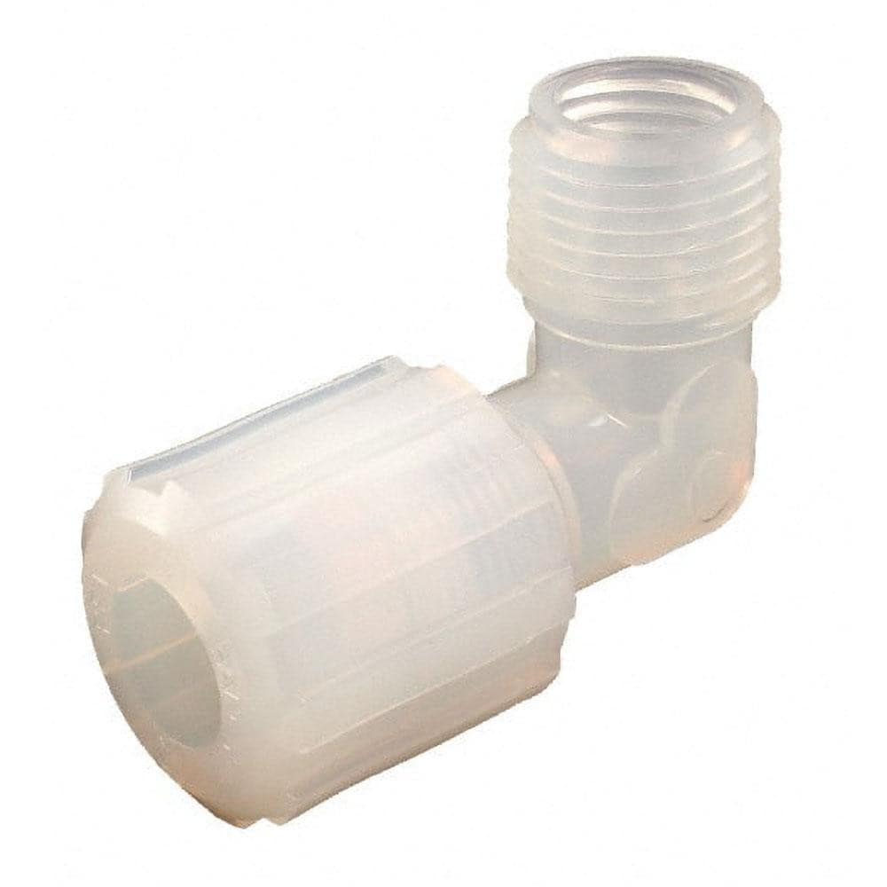 Parker FAME-44 Compression Tube Female Adapter Elbow: 1/4" Tube OD, Pipe Image