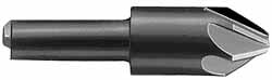 Hertel 18547 7/8" Head Diam, 1/2" Shank Diam, 6 Flute 100° High Speed Steel Countersink Image