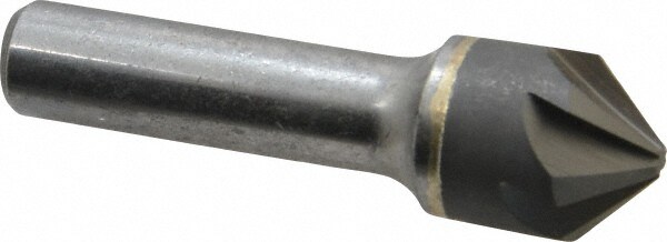 Made in USA C6NC-3/4-90 3/4" Head Diam, 1/2" Shank Diam, 6 Flute 90° Solid Carbide Countersink Image