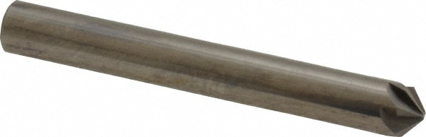 Made in USA C6NC-1/4-100 1/4" Head Diam, 1/4" Shank Diam, 6 Flute 100° Solid Carbide Countersink Image